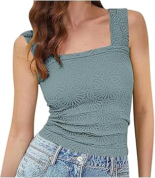 トップス Eyelet Jersey Jacquard Sleeveless Top 41R5U43CXrL.jpg